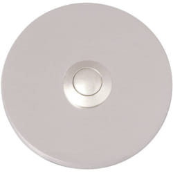 Heidemann 70064 Bouton de sonnette simple acier inoxydable 24 V/1 A