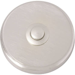 Heidemann - Bouton de sonnette simple 70083 nickelé 24 V/1 a