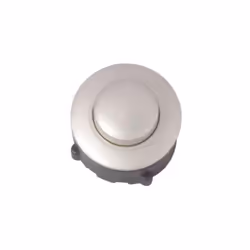 Charge de contact (max.) : 24 V/1 A Couleur : nickelé Diam. d'encastrement : 16 mm Dimensions produit, diam. : 20 mm Eclairé  ...