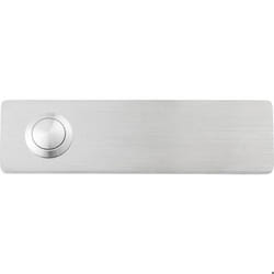 Heidemann 70546 Bouton de sonnette simple acier inoxydable 48 V AC/2 A