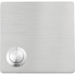 Heidemann 70548 Bouton de sonnette simple acier inoxydable 48 V AC/2 A