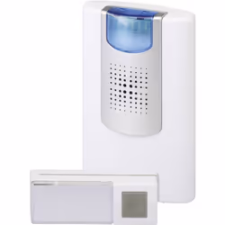 Informations techniques Émetteur IP55 Tension de fonctionnement : émetteur : 1 pile CR2032 de 3 V, récepteur : 2 piles bébé d ...