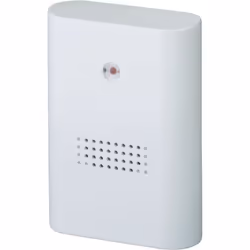Sonnette sans fil - HEIDEMANN - 82dB - 8 mélodies - Blanc - Suspension murale possible