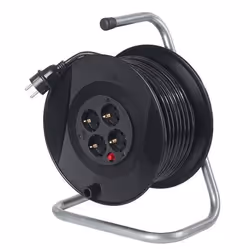 Rallonge avec bobine AS-Schwabe H05VV-F 3G1,5; 50 m