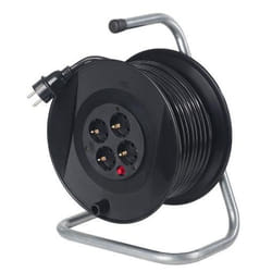 Rallonge avec bobine AS-Schwabe H05VV-F 3G1,5; 50 m