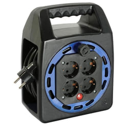 Rallonge avec bobine AS-Schwabe H05VV-F 3G1,5; 15 m