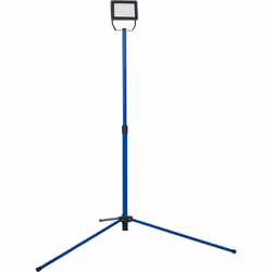 Optiline mobile LED Arbeitsleuchten mit Stativ Strahler: Der LED Standstrahler für großflächige Ausstrahlung enthält langlebi ...