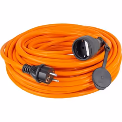 Rallonge électrique - AS - SCHWABE - 10m - H07BQF 3G15 - Extérieur - IP44