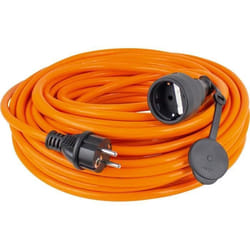 Rallonge électrique - AS - SCHWABE - 10m - H07BQF 3G15 - Extérieur - IP44