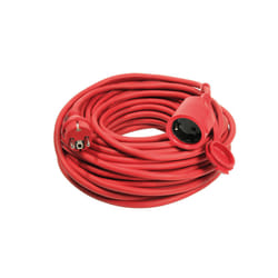 as-Schwabe 60215 câble électrique Rouge 15 m Prise d'alimentation type F