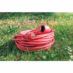as-Schwabe 60215 câble électrique Rouge 15 m Prise d'alimentation type F