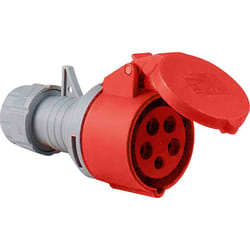 CEE Kupplung 400V 32A 5-polig 6h mit Schraubkontakt IP44