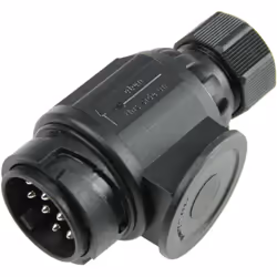 Caravan Adapter Stecker: Das 12 V Adapterstück dient als Verbindung zwischen der Anhänger-Steckdose und der Anschlussleitung. ...