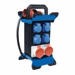 STECKY CEE Stromverteiler Stromverteiler: Der Stromkasten verfügt über ein 2,5 m H07RN-F 5G2, 5 Kabel und einen 400 V, 16 Amp ...