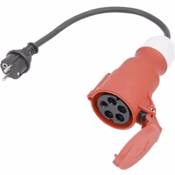Adapterleitung Adapter: Sofort den richtigen Adapter griffbereit. CEE Adapter für alle handelsüblichen Schutz-Kontakt Dosen.  ...