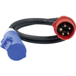 As-schwabe - cee Adapterleitung mit Spannungsanzeige 1,5m H07RN-F 3G2,5 IP44
