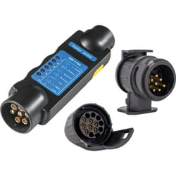 Caravan Camping Tester 7-pol Stecker + Kupplung + 13-pol Adapter