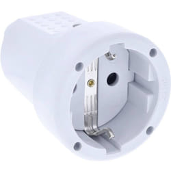 Pvc Kupplung 230V 16A grau Leitung Anschluss bis 1,5mm² IP20