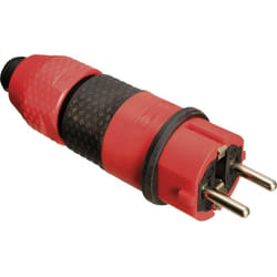 As-schwabe - SCHUKOultra Pro Stecker rot/schwarz Leitung max. 3x2,5mm² IP54