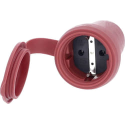 As Schwabe 62291 Raccord en caoutchouc plein 230 V,rouge