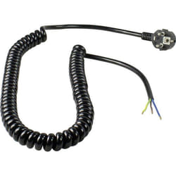 AS Schwabe 70428 alimentation Câble de raccordement noir 4 m