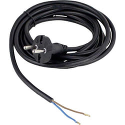 AS Schwabe 70522 alimentation Câble de raccordement noir 3.00 m