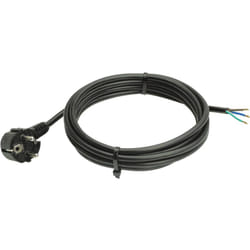 As-schwabe - Anschlussleitung 230V 10A schwarz 3m H05VV-F 3G1,0 IP20