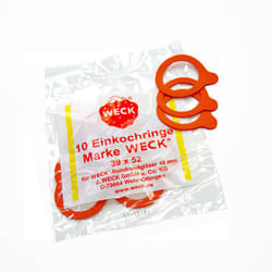Weck 8500.20040 accessoire de mise en conserve domestique Capsule Rouge 10 pièce(s)