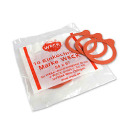 Weck 4011162074118 accessoire de mise en conserve domestique Capsule Rouge 10 pièce(s)