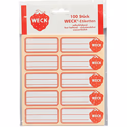 Etiketten selbstklebend 100er Pack Montant du contenu: 10 pièce par Pack Hauteur Mélange de matériaux Acier Longueur 5.4 cm T ...