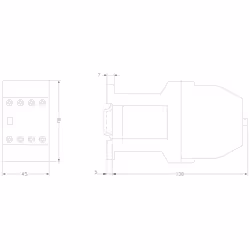 Siemens CONTACTEUR AUXIL. 71E EN 50 011 - Vue supplémentaire 2