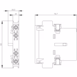 Siemens BLOC CONTACTS AUX., 2 NF, - Vue supplémentaire 3