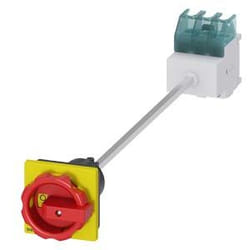 Siemens 3LD2213-0TK53 commutateur électrique 3P Rouge, Jaune