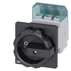 Siemens 3LD2154-0TK51 commutateur électrique 3P Noir