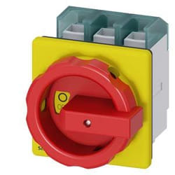 Siemens 3LD2804-0TK53 commutateur électrique 3P Rouge, Jaune