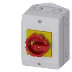 Siemens 3LD2064-0TB53 commutateur électrique 3P Rouge, Jaune