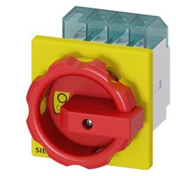 Siemens 3LD2003-0TK53 commutateur électrique 3P Rouge, Jaune