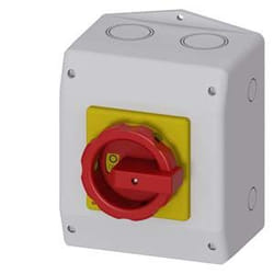 Siemens 3LD2565-1GP53 Commutateur rotatif 3P Gris, Rouge, Jaune