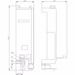 Siemens SOCLE CONTACTEUR TAILLE S00/S0 - Vue supplémentaire 3