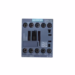 Tension de bobine = 24 V c.c. Nombre de pôles = 4 Courant de contact = 12 A Gamme de puissance = 5,5 kW Configuration de l'ét ...