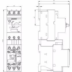 Siemens DEP-MOT. DS S0, 13-20A, 230 V CA - Vue supplémentaire 4