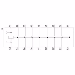 Siemens CONTCT.AUX.,4NO+4NF,AC230V 50/60HZ - Vue supplémentaire 3