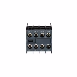 Nombre de contacts = 4 Configuration de l'état normal = 4 N/O Montage = Enfichable Gamme = Sirius Innovation Série = 3RH2 Cou ...