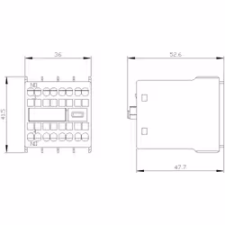 Siemens BLOC CONT.AUX.,1NO - Vue supplémentaire 4