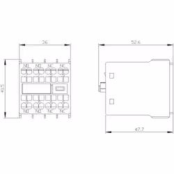 Siemens BLOC CONT.AUX. 22U,2NO+2NF - Vue supplémentaire 4