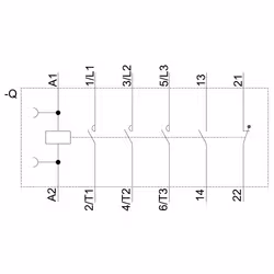 Siemens CONTCT.,AC3:7,5KW 1NO+1NF AC230V 50/60HZ - Vue supplémentaire 3