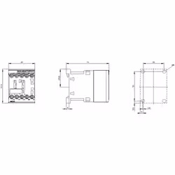 Siemens CONTCT.COUPL.,AC3:4KW 1NF DC24V,+DIODE - Vue supplémentaire 4