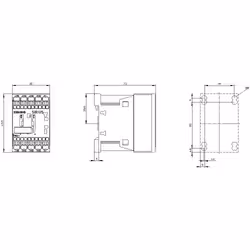 Siemens CONTCT.AUX.COUPL.,4NO,DC24V,+SDI - Vue supplémentaire 4