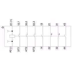 Siemens CONTCT.,AC3:3KW 2NO+2NF DC24V - Vue supplémentaire 3