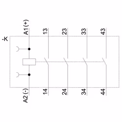 Siemens CONTCT.AUX.,4NO,DC125V - Vue supplémentaire 3